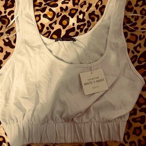 white zara tank #whitetank #top #cami